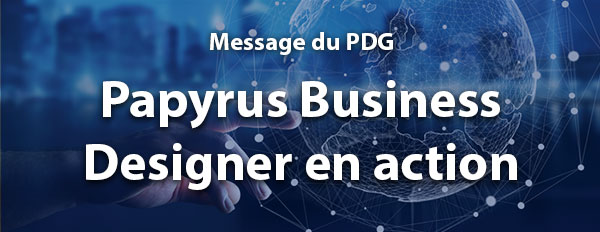 Papyrus Business Designer en action