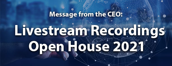Livestream Recordings Open House 2021