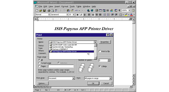 Ibm Afp Printer Driver For Windows 10