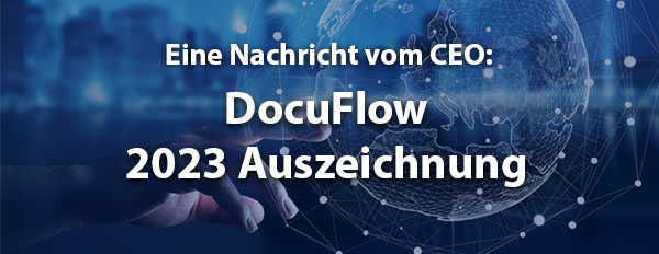 DocuFlow 2023 Auszeichnung