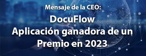 DocuFlow Aplicación ganadora de un Premio en 2023